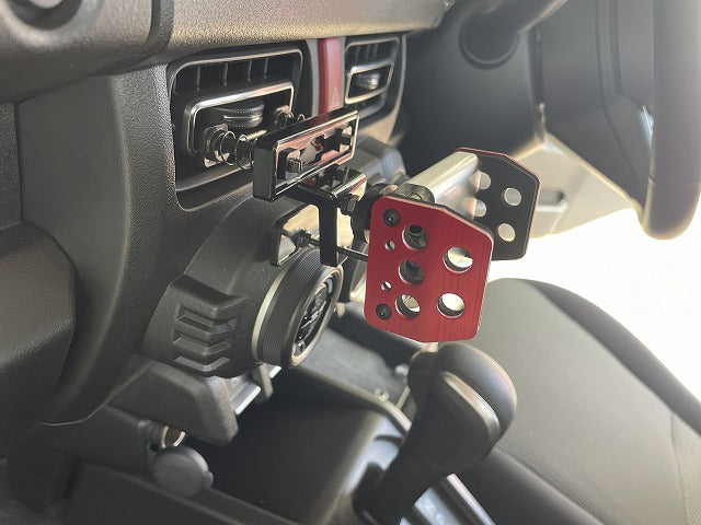 ZOOM ENGINEERING Universal Aluminum Phone Holder H510 (Vent Mount, Ball Joint)