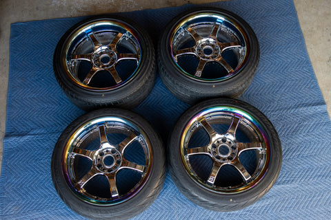 Rays Gramlights 57 Maximum Pro 18" 9.5J +35, 8.5J +25 (5x114.3) *Tires Included*