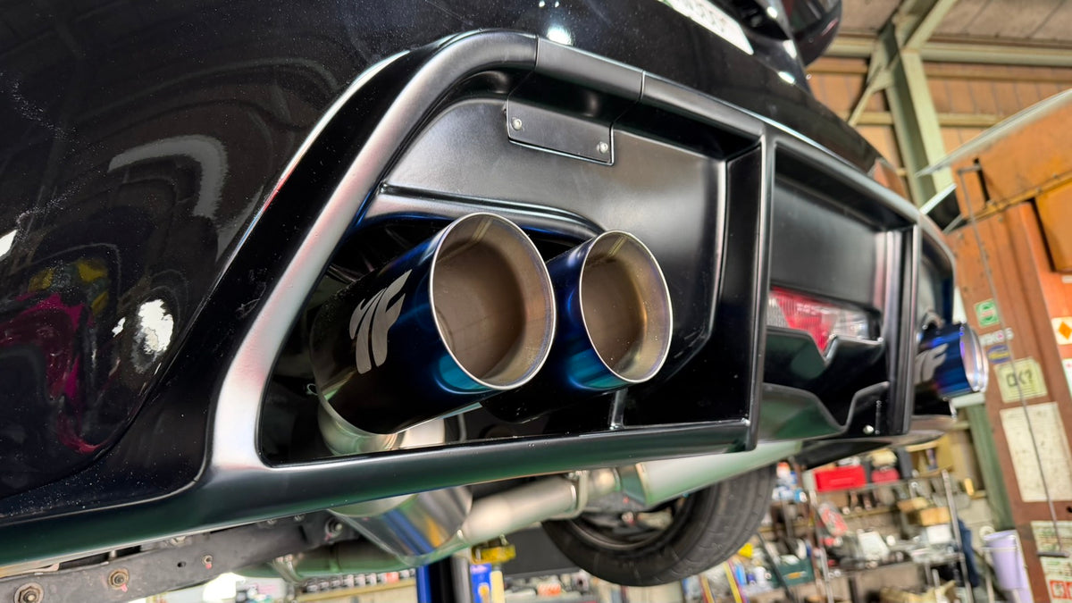 Yashio Factory Toyota 86 / GR86 (ZN6 / ZN8) Super Silent Titanium Muffler 4, Quad Exit