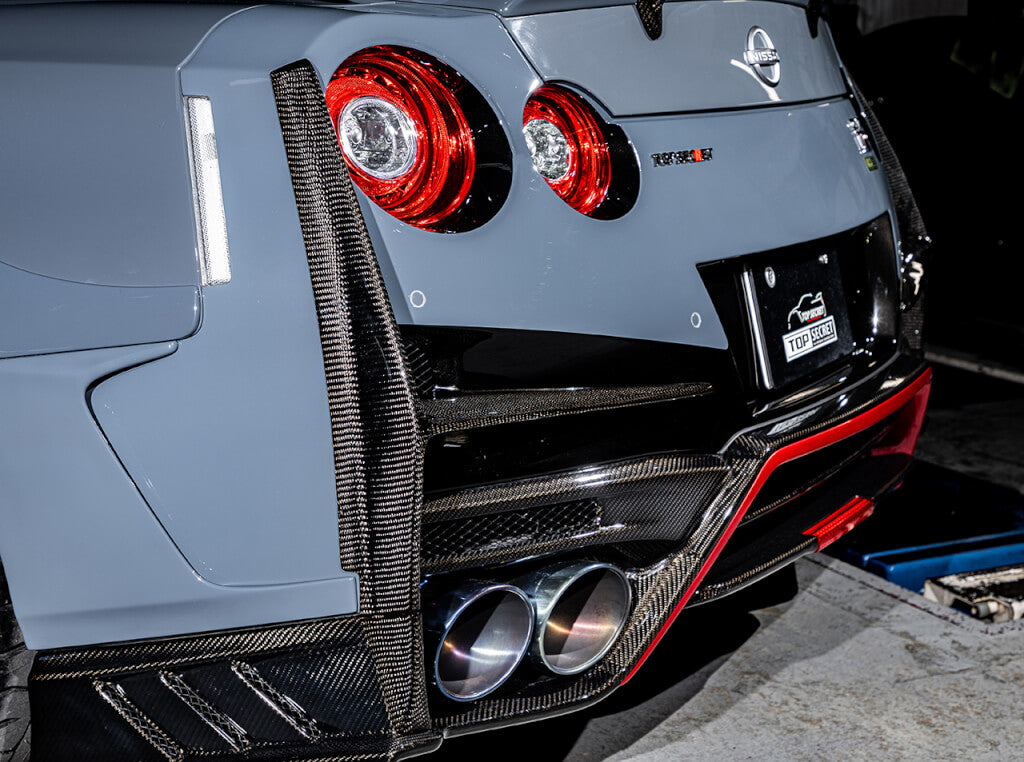 Top Secret R35 M17 Rear Bumper Side Fins