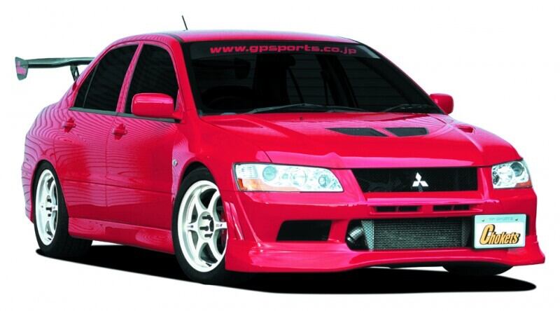 GP SPORTS Mitsubishi Lancer Evolution VII to IX (CT9A) Chokets Front Half Spoiler Spoiler Lancer Evolution VII