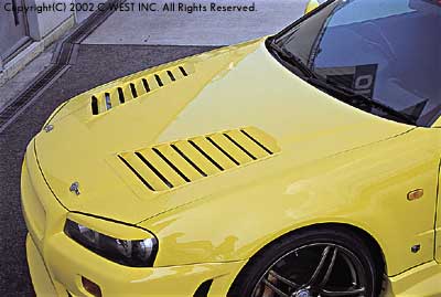 C-WEST Nissan Skyline GT-R (BNR34) Aero Bonnet