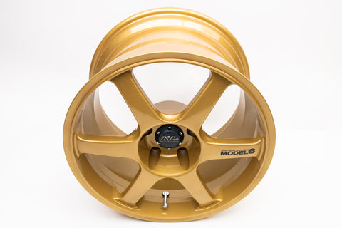 Yokohama AVS Model 6 Reproduction Center Caps *Anodized Blue*