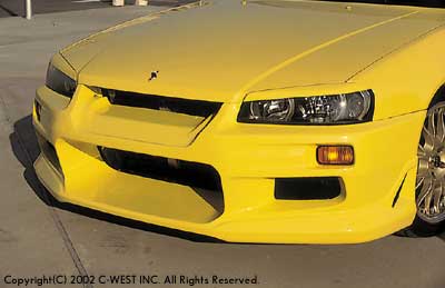 C-WEST Nissan Skyline R34 (ER34) Full Aero Kit (2 Door) (PFRP)