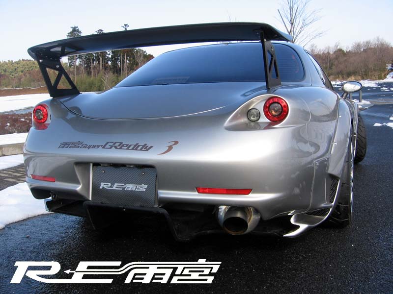 RE Amemiya FD3S Super GReddy III Rear Bumper&gate