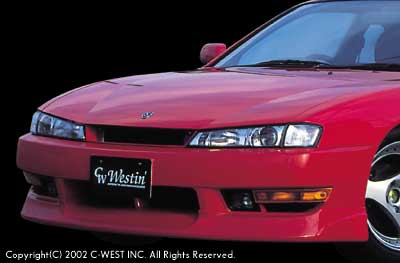 C-WEST Nissan Silvia S14 Front Half Spoiler (PFRP)