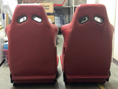 Mazdaspeed Mu-Len Leather Sport Seats (Red)