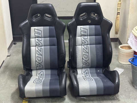 Mazdaspeed Mu-Len Leather Sport Seats (Black)