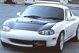 First Molding Mazda Roadster (NB8C) Aero Bonnet Aluminum Net