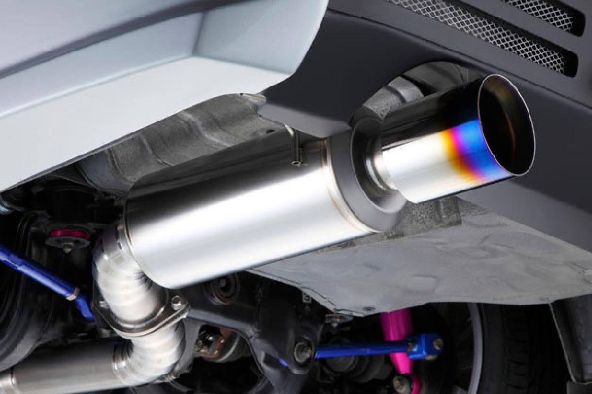 Yashio Factory Nissan Silvia S13 / 180SX Super Silent Titanium Muffler