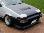 J Blood Toyota Sprinter Trueno (AE86) Bonnet (Carbon) (Zenki and Kouki, Type 2)
