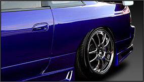 G Corporation Nissan Silvia S13 Rear Wide Fenders (+50mm)