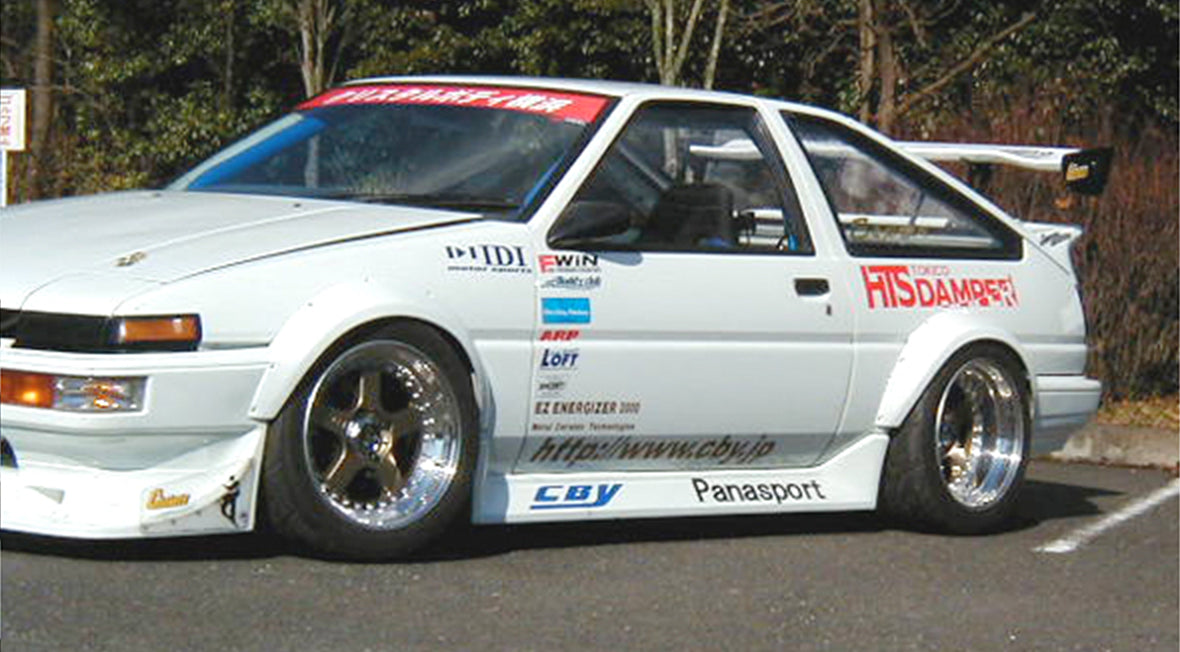 Crystal Body Yokohama Toyota Corolla Levin / Trueno (AE86) Side Steps
