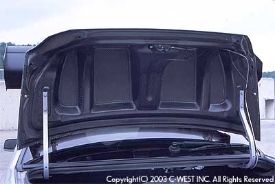 C-WEST Mitsubishi Lancer Evolution VIII-IX (CT9A) Super Trunk Lid