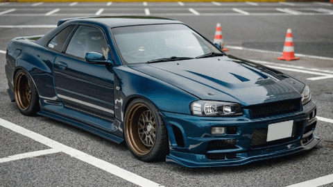 URAS Nissan Skyline R34 (ER34) Super Wide Body Kit (2 Door)