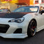 URAS Toyota 86 / Subaru BRZ (ZN6 / ZC6) Sports Rear Mud Guards (BRZ)