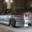 URAS Nissan Skyline R34 (ER34) Haridashi Front Bumper