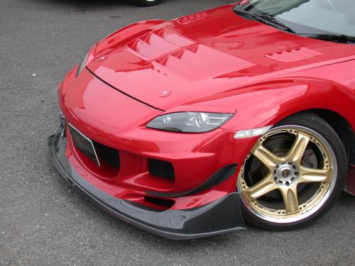 R Magic Mazda RX-8 (SE3P) Zenki Venturi Lip Spoiler for Type 1 Front Bumper (Carbon)