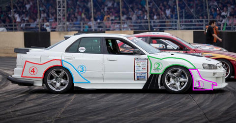 URAS Nissan Skyline R34 (ER34) Type GT Front Bumper