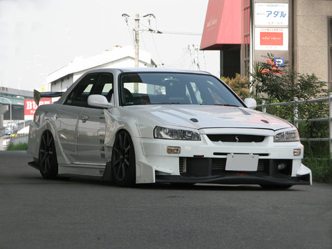 URAS Nissan Skyline R34 (ER34) Type GT 8-Piece Fender Kit (4 Door)