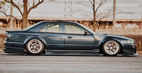 URAS Nissan Skyline R34 (ER34) D1 Spec Front Wide Fenders