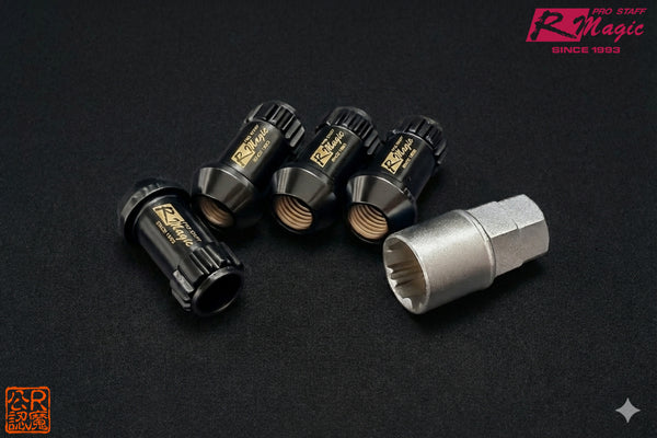 R Magic 17HEX Chromoly Lightweight Lock Nuts (M12 x 1.5)