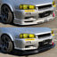 URAS Nissan Skyline R34 (ER34) Type R Option Front Lip Spoiler
