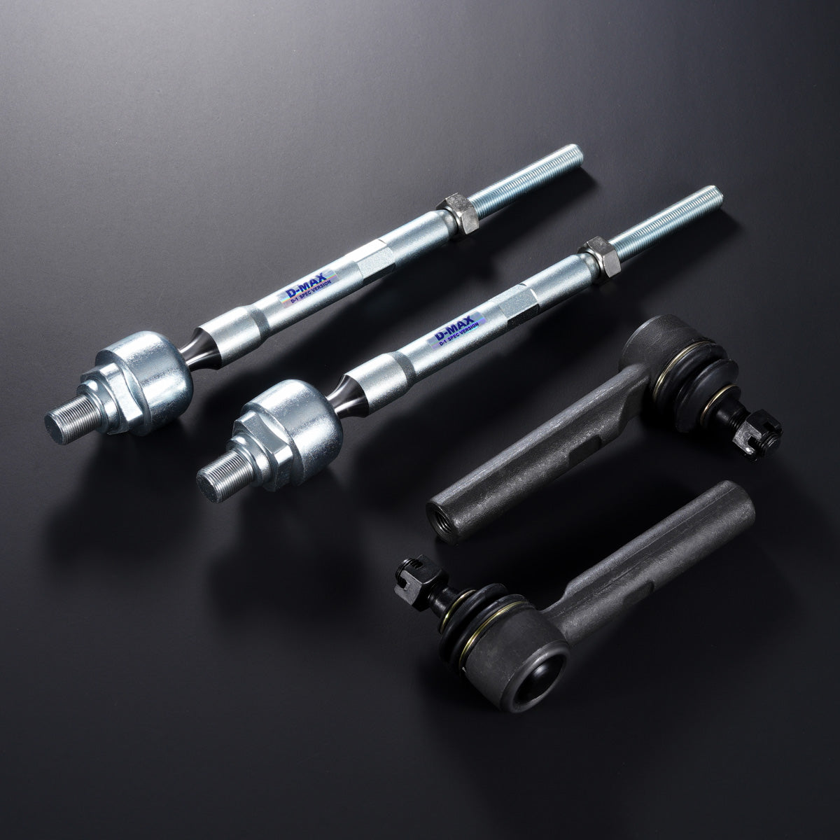 D-Max Nissan Silvia S13 / S14 / S15 / 180SX D1 Spec Reinforced Tie Rods with Ball Joint Tie Rod Ends (30mm Extended)