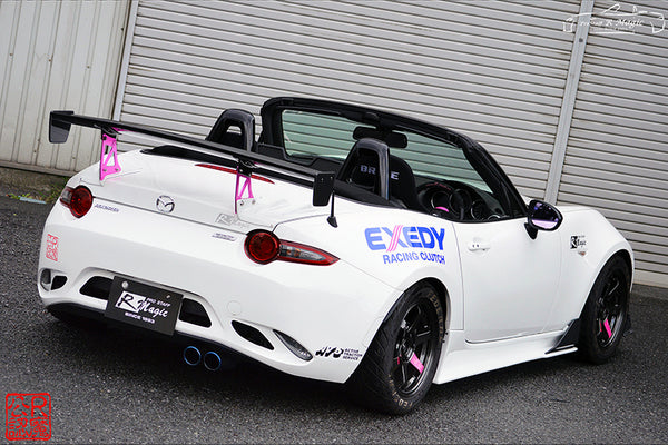 R Magic Mazda Roadster (ND) Soft Top GT Wing (Low Wing) (Full Carbon Black)