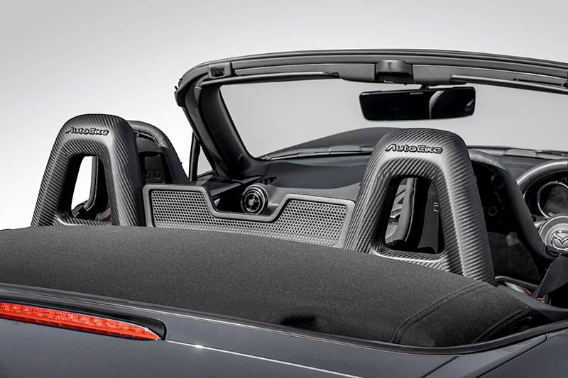 AutoExe Mazda Roadster (ND) Carbon Seat Back Bar Bezel