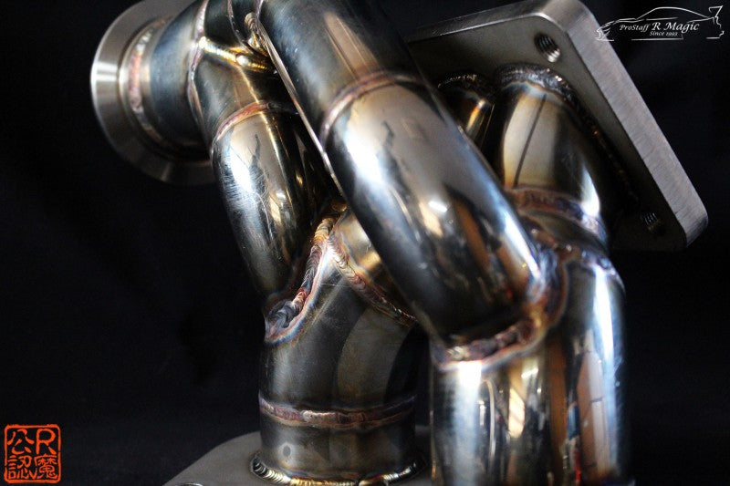 R Magic Mazda RX-7 (FD3S) Universal Exhaust Manifold (Air Pump Spec)