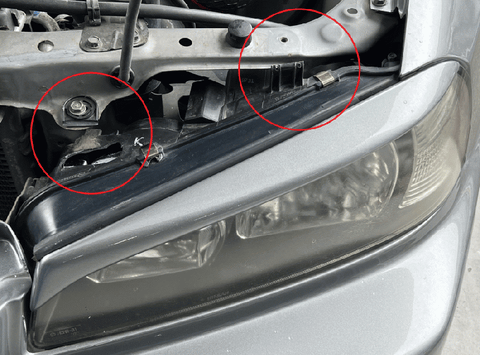 URAS Nissan Skyline R34 (ER34) Headlight Repair Stays