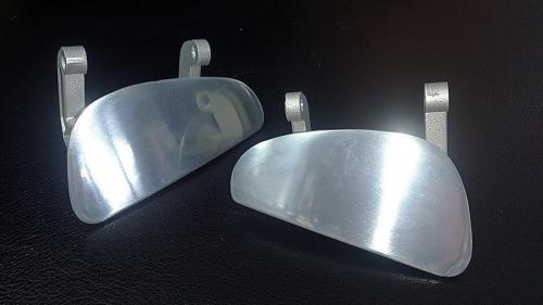 R Magic Mazda RX-7 (FD3S) Aluminum Door Handle (Candy Black with Logo)