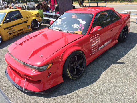 URAS Nissan Silvia S13 Haridashi Side Skirts