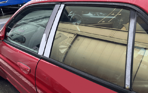 URAS Nissan Skyline R34 (ER34) Carbon Pillar Covers (4 Door)