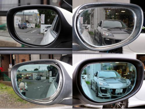 R Magic Mazda RX-8 (SE3P) Wide Angle Mirror Glass (Blue No BSM)