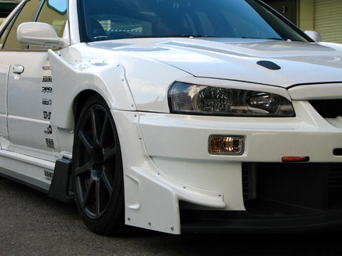 URAS Nissan Skyline R34 (ER34) Zenki Crystal Front Turn Signals