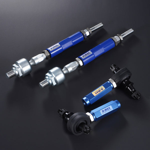 D-Max Nissan SR20DET (S13 / S14 / S15 / 180SX) D1 Spec Reinforced Tie Rods Type R with Pillow Ball Tie Rod Ends