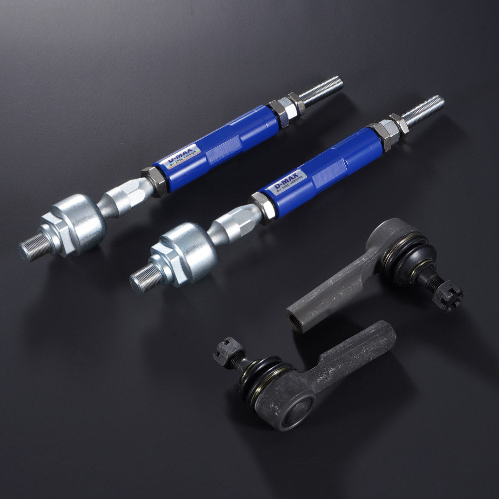 D-Max Nissan SR20DET (S13 / S14 / S15 / 180SX) D1 Spec Reinforced Tie Rods Type R with Ball Joint Tie Rod Ends