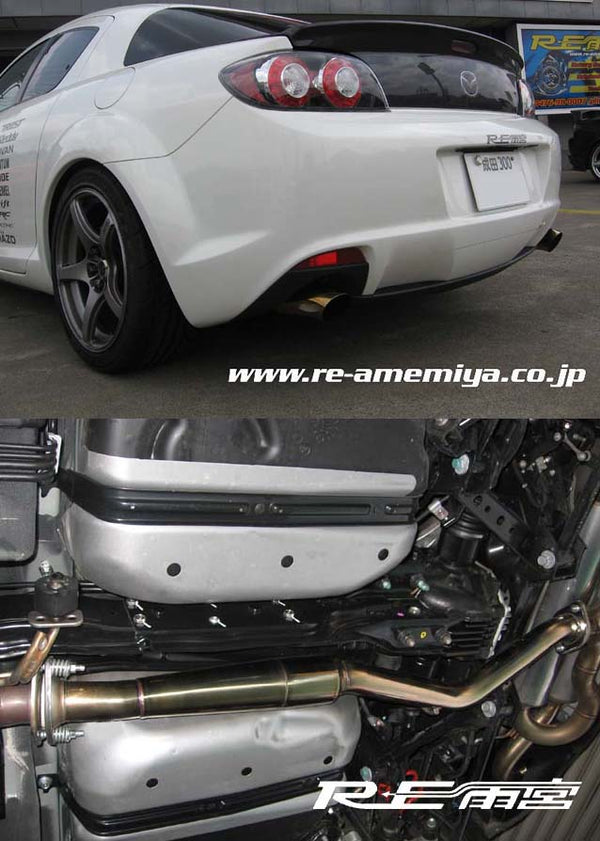 RE Amemiya RX-8 Dolphin Tail Muffler & Chamber After