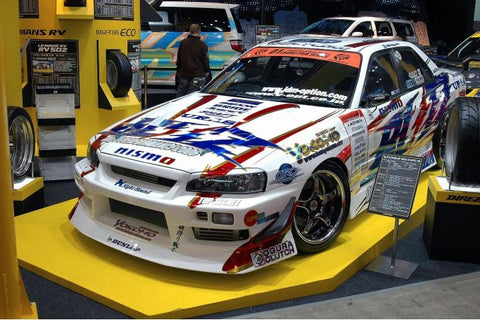 URAS Nissan Skyline R34 (ER34) D1 Spec Rear Wide Fenders (4 Door)
