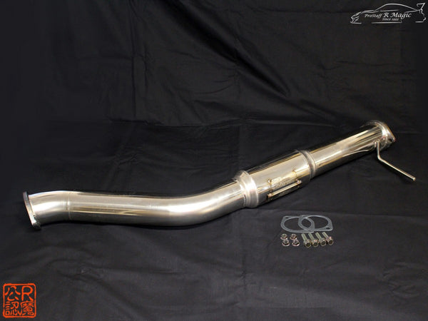R Magic Mazda RX-7 (FD3S) Air Pump Delete Sports Catalytic Converter 80mm