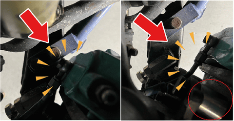 URAS Nissan Skyline R34 (ER34) Caliper Offset Adapters