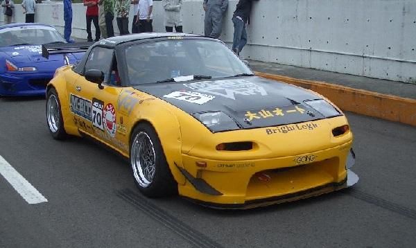 Garage Vary Mazda Roadster (NA6 / NA8) Canards for T-1 Aero Bumper (Carbon)