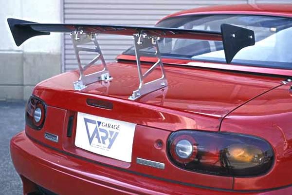 Garage Vary Mazda Roadster (NA6 / NA8) Universal GT Wing 1210mm High Type (FRP with Carbon End Plates)