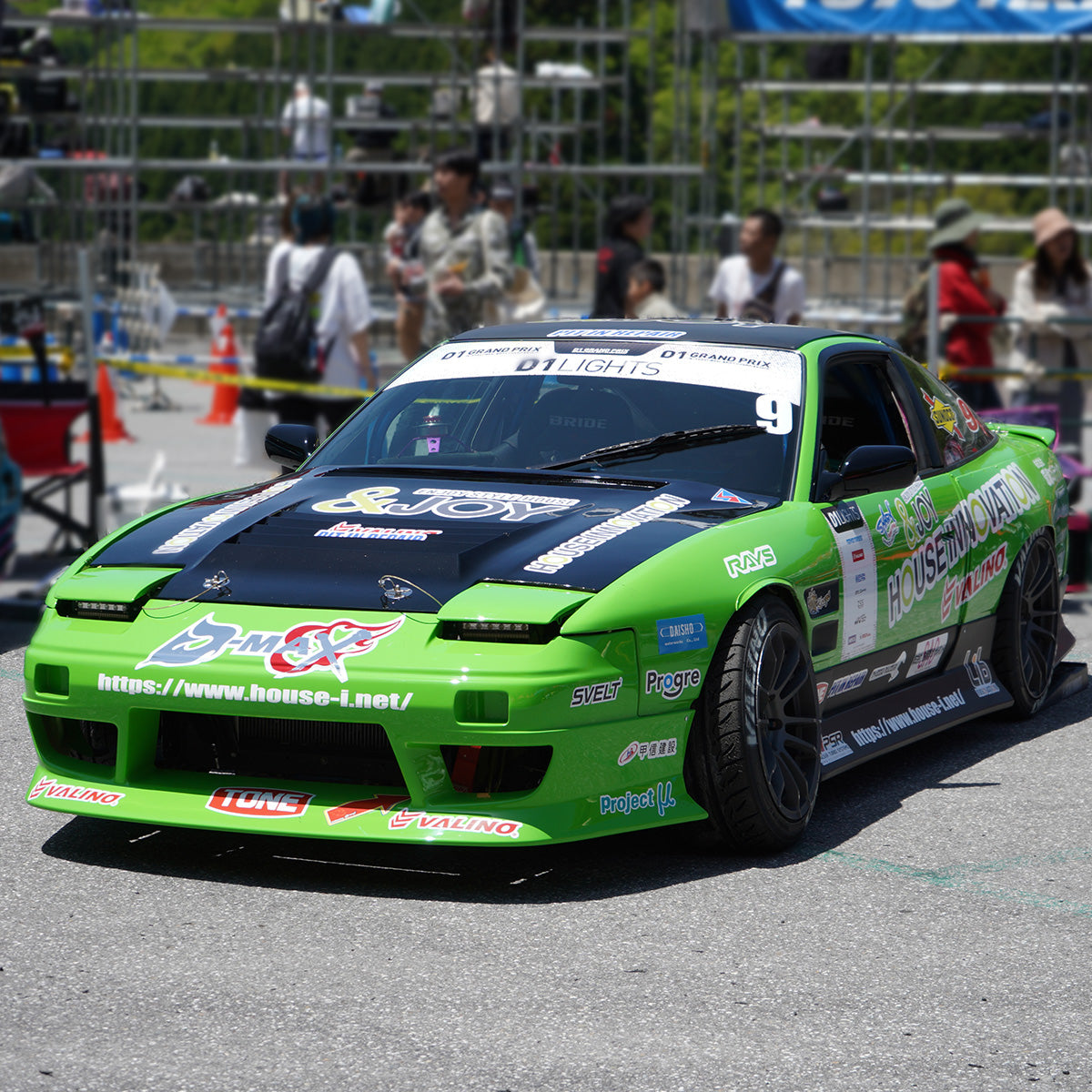 D-Max Nissan 180SX (RPS13) Kouki Drift Spec Aero 3-Piece Kit