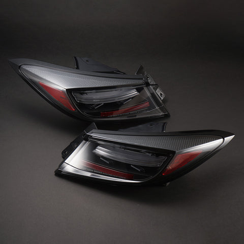 D-Max Toyota GR86 / Subaru BRZ (ZN8 / ZD8) LED Tail Lamps, Sequential Signals (Black)