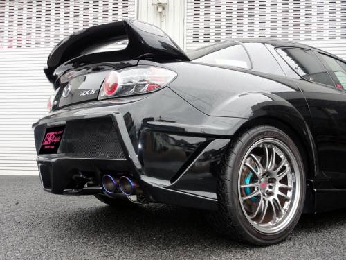 R Magic Mazda RX-8 (SE3P) Zenki Tuned Silencer with Quad Titanium Tails