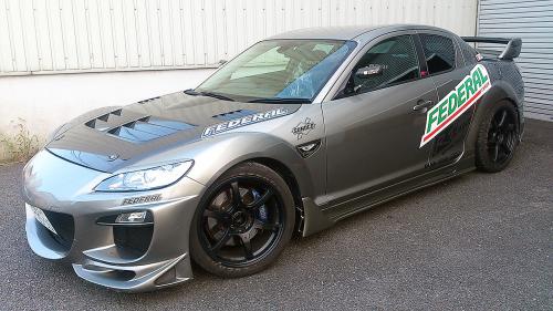 R Magic Mazda RX-8 (SE3P) Type 2 Side Steps (Carbon Fin)