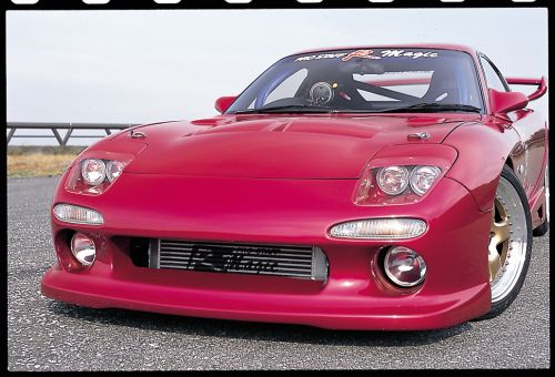 R Magic Mazda RX-7 (FD3S) Round Quad Headlight Fixed Full Cowl Kit Replacement Cowl